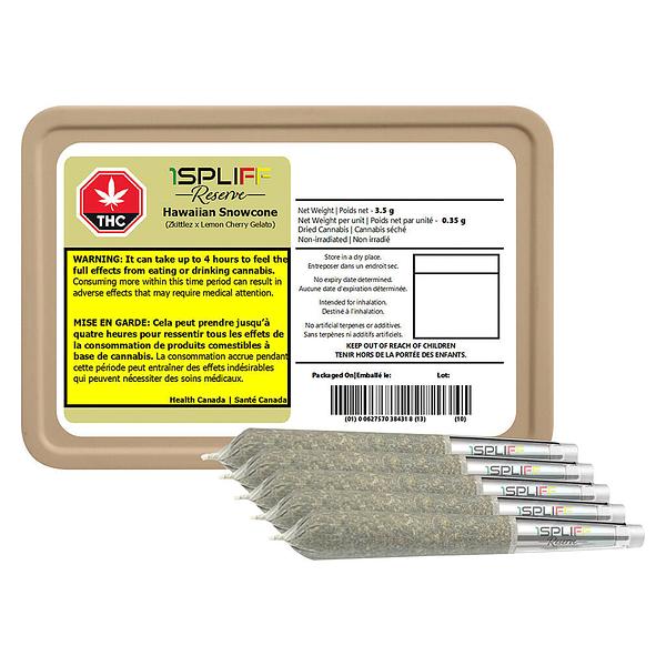 1Spliff - Reserve Hawaiian Snowcone Premium Glass Tip Pre Roll image 3