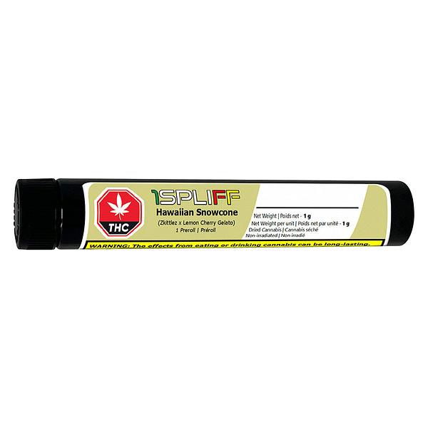 1Spliff - Reserve Hawaiian Snowcone Premium Glass Tip Pre Roll image 4