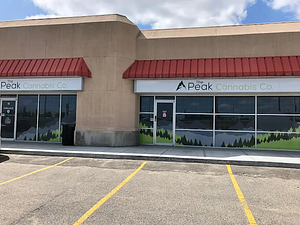 The Peak Cannabis Co. store front