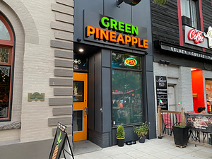 The Green Pineapple - Downtown Kelowna store front