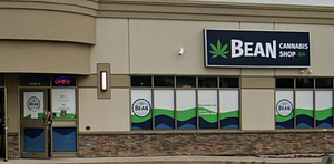 Bean Cannabis Shop - Thunderbay store front