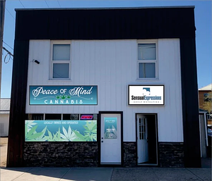 Peace of Mind Cannabis store front