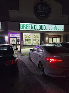 The Green Cloud Cannabis - Etobicoke store front