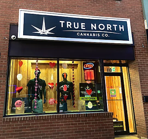 True North Cannabis Co. - Tillsonburg store front