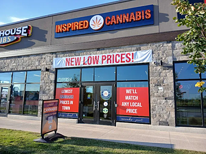 Inspired Cannabis - St. Catharines store front