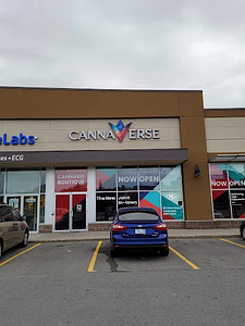 Cannaverse - Ottawa Carling store front