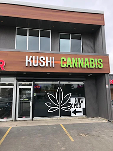 Kushi Cannabis - 9442 149 St store front