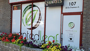 The Wanted Leaf Cannabis Co. store front
