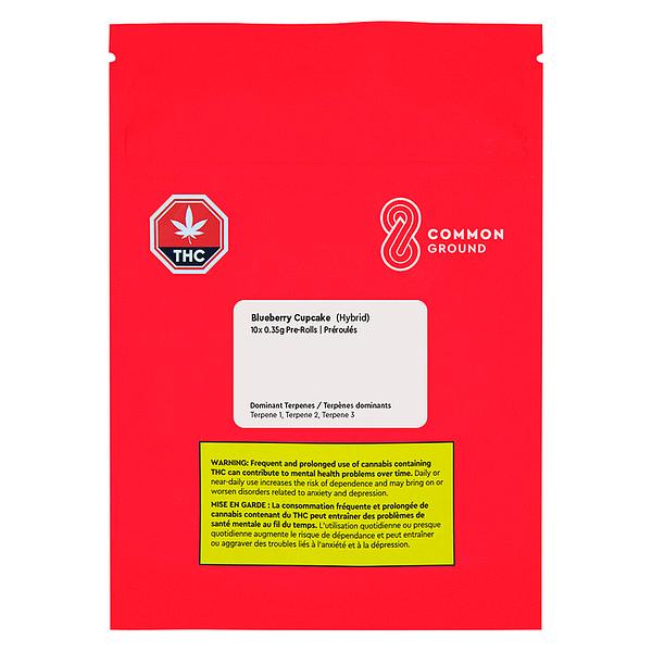 Common Ground - Blueberry Cupcake Slims Pre-Roll