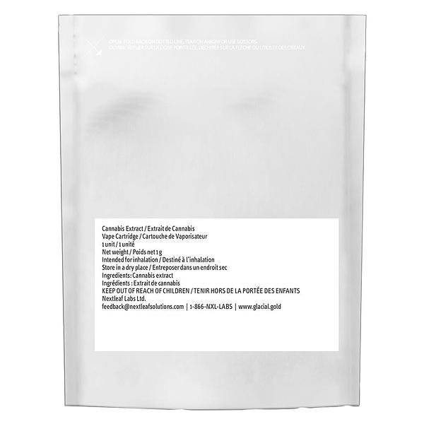 Glacial Gold - Pure Distillate 510 Thread Cartridge