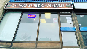 Living Skies Cannabis - 8th Street East store front