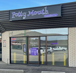 Potty Mouth Cannabis Co. store front