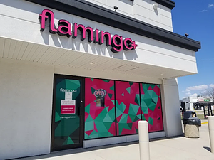 Flamingo + Cannabis - Steinbach store front