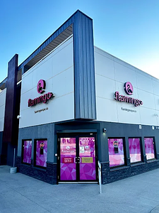 Flamingo + Cannabis - Winkler store front