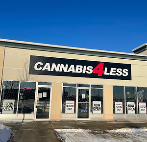 Cannabis 4 Less - Grande Prairie store front