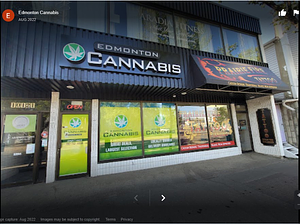 Edmonton Cannabis & Edibles - Edmonton store front