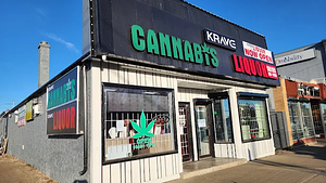 Krave Cannabis store front