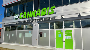 Green Panda Cannabis store front