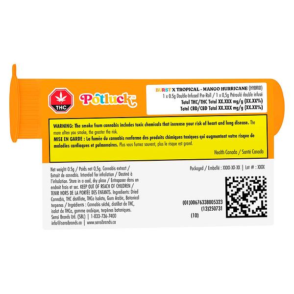 Potluck - Mango Hurricane Infused Pre-Roll