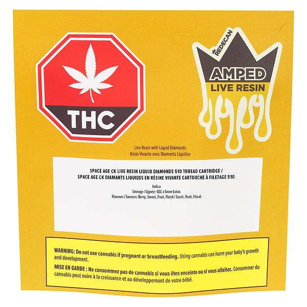 Redecan - Amped Live Resin Space Age CK 510 Thread Cartridge