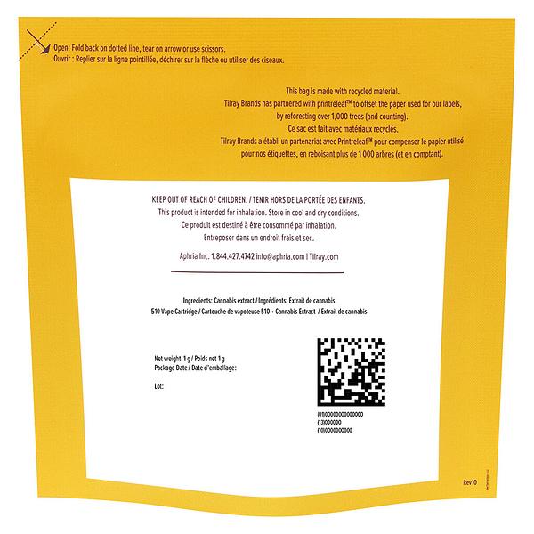 Redecan - Amped Live Resin Blueberry DNTS 510 Thread Cartridge