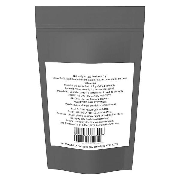 Lune Rise Farms - Farmers' Market Pure Live Resin AIO Max 80+ image 3