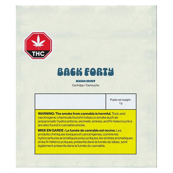 Back Forty - Kush Mint 510 Thread Cartridge