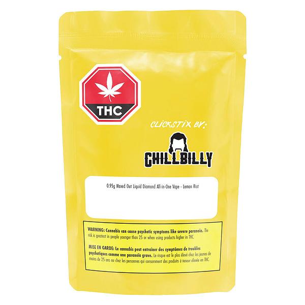 ClickStix by Chillbilly - Maxed Out Liquid Diamond All-in-One Vape - Lemon Riot