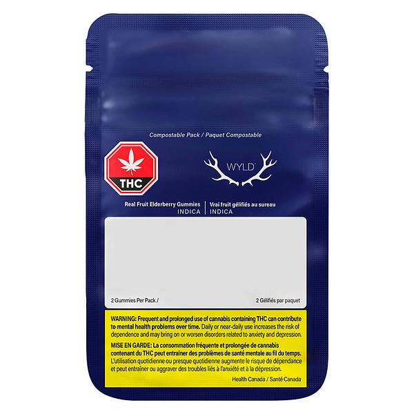 Wyld - Real Fruit Elderberry Soft Chews 2:1 Thc:Cbn