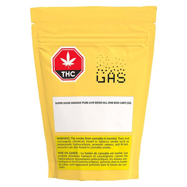 (GAS) - Super Sour Orange Pure Live Resin All in One Box Cart image 2