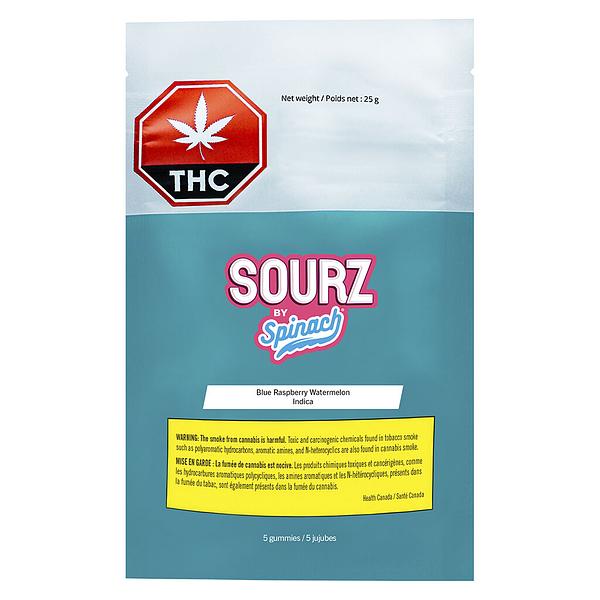 SOURZ by Spinach - Blue Raspberry Watermelon Indica