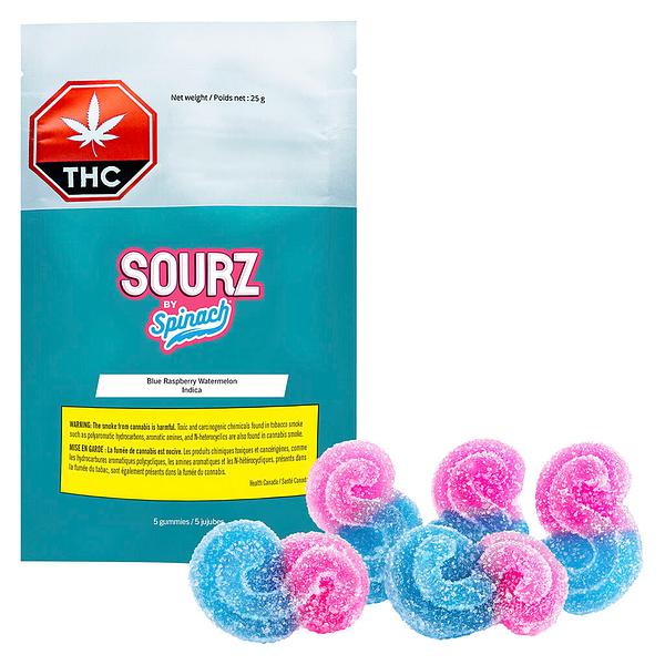 SOURZ by Spinach - Blue Raspberry Watermelon Indica