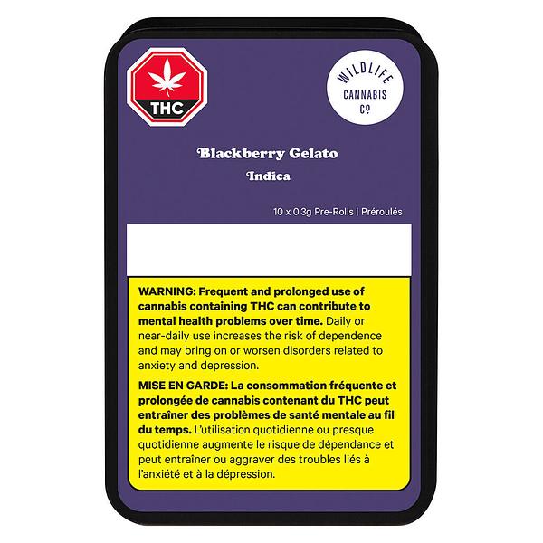 Wildlife Cannabis Co. - Blackberry Gelato Pre Rolls