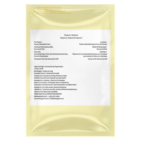 Sticky Greens - Island Colada 510 Thread Cartridge