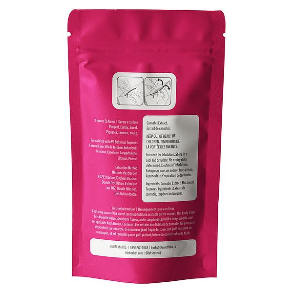 BOXHOT 1000 - Cherry Kush 510 Thread Cartridge