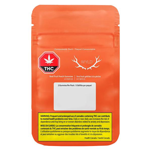 Wyld - Real Fruit Peach Soft Chews 5:1 Cbd:Thc