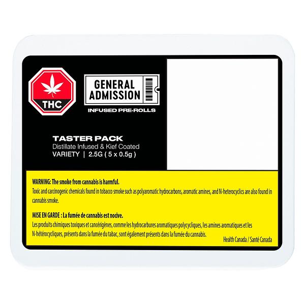 General Admission - Distillate Infused Pre Roll Taster Pack