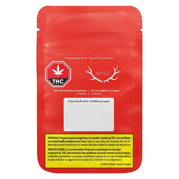 Wyld - Real Fruit Strawberry Soft Chews 20:1 Cbd:Thc