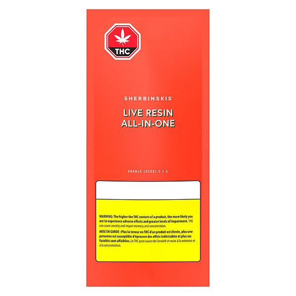 Sherbinskis - Orange Sherbs Live Resin Disposable Pen