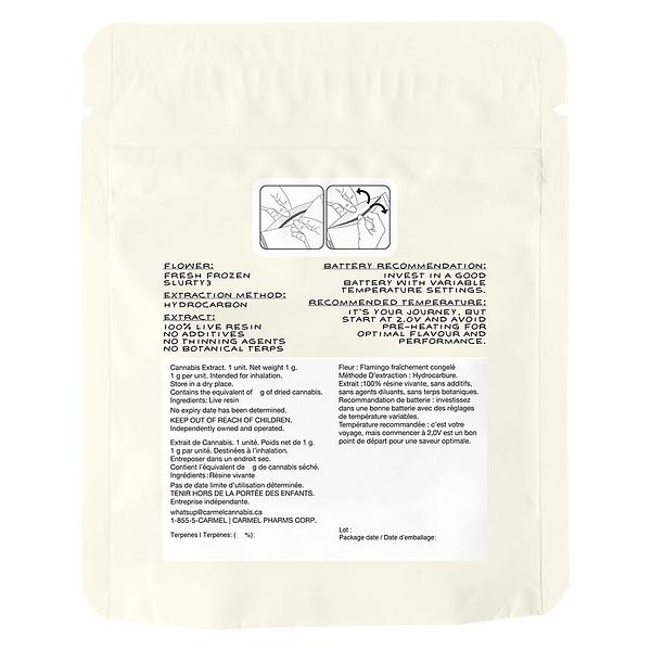 Carmel - Slurty3 Pure Live Resin 510 Thread Cartridge image 3