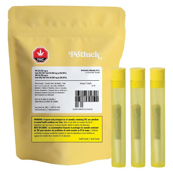 Potluck - Banana Cream Pre Roll