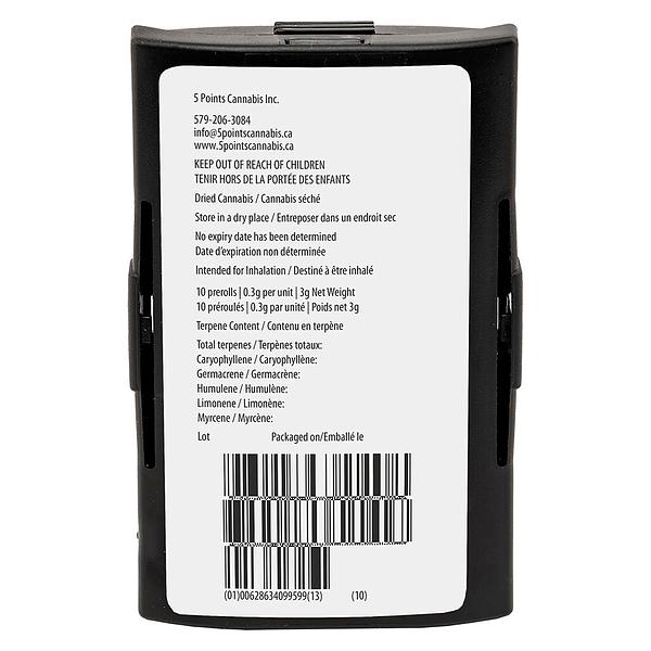 5 Points Cannabis - Zsweet Pre Roll