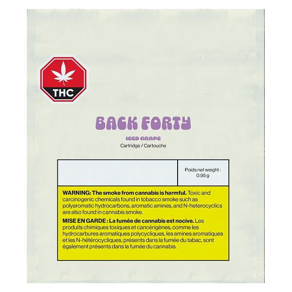 Back Forty - Iced Grape 510 Thread Cartridge