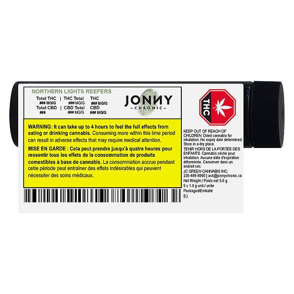 Jonny Chronic - Cherry Bomb Reefers Pre Roll