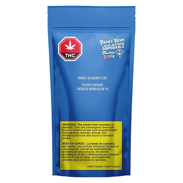 Papa's Herb - Hybrid Blueberry Zlshie 510 Thread Cartridge