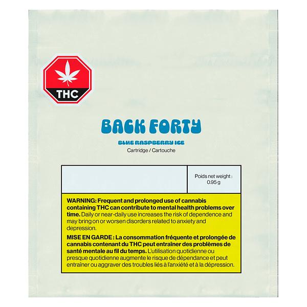 Back Forty - Blue Raspberry Ice 510 Thread Cartridge
