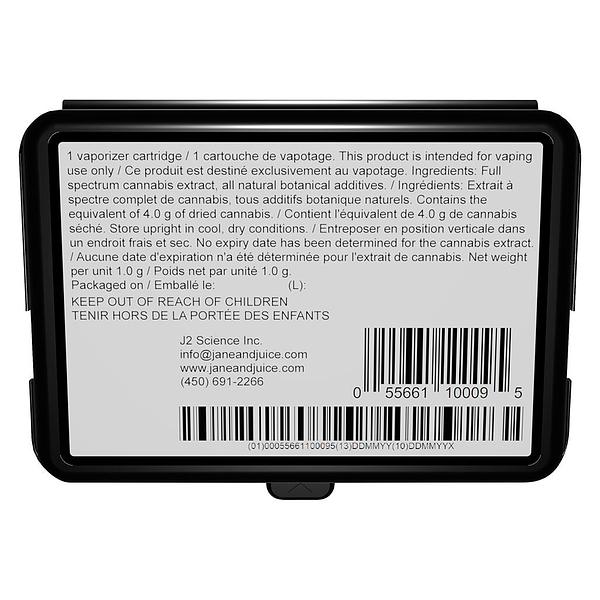 Jane & Juice - Gold Rush Shatter 510 Thread Cartridge