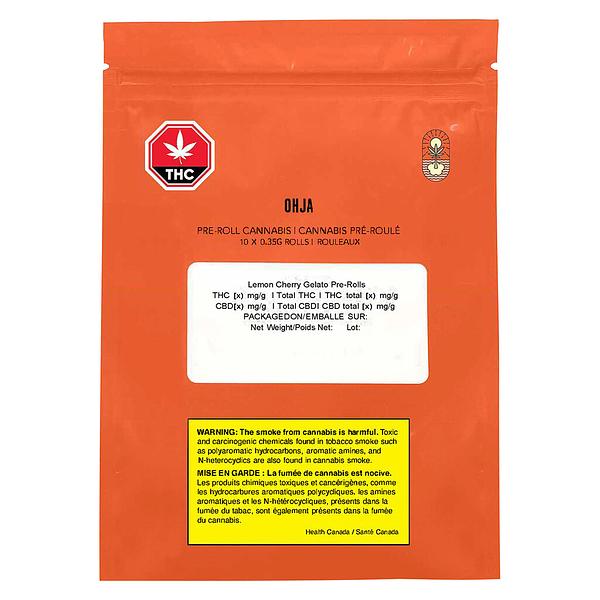 OHJA - Lemon Cherry Gelato Pre Roll