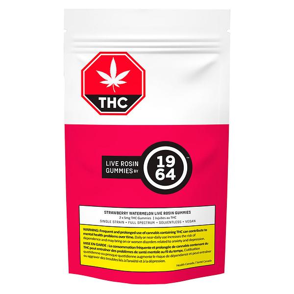 1964 - Strawberry Watermelon Live Rosin Gummies