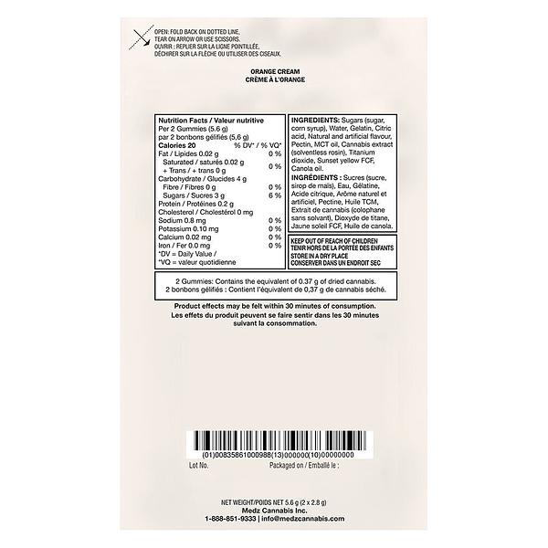 Glenn's - Orange Creamsicle Hash Rosin Sativa Soft Chews